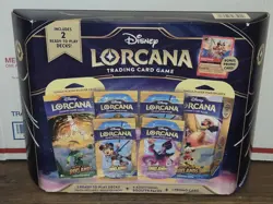 New! Disney Lorcana Costco Inklands Bundle Box Pirate Mickey Mouse Foil Promo - Image 1