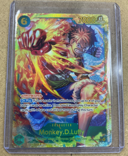 Monkey D Luffy OP13-118 SEC Secret Rare One Piece Card Game - Image 1