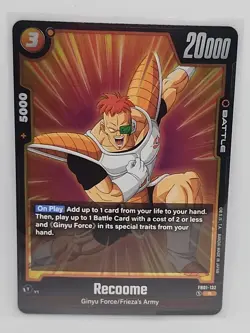 Recoome FB01-132 Dragon Ball Super Card Game - Fusion World - Image 1