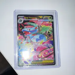 Pokemon Mega Venusaur EX Full Art Holo Me01: Mega Evolution 177/132 Card - Image 1