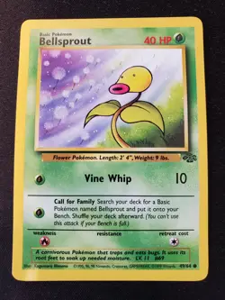 Bellsprout - 49/64 - Unlimited Jungle Set - Pokemon Card - LP - Image 2
