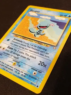Wooper - 82/111 - Neo Genesis Unlimited - Pokemon Card - LP - Image 3