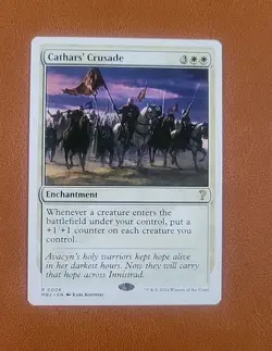 NM Cathars' Crusade #0006 White Border Mystery Booster 2 MB2 - Image 1