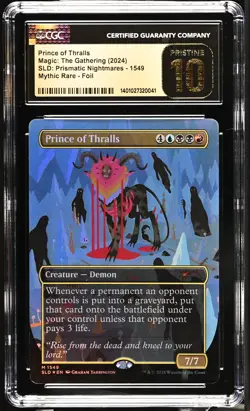 PRINCE OF THRALLS Secret Lair Foil Mythic CGC 10 MTG [Nostalgium] - Image 1