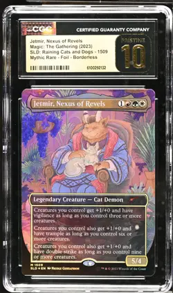 JETMIR, NEXUS OF REVELS Secret Lair Foil Cats & Dogs CGC Pristine 10 MTG - Image 1