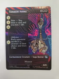 Summon: Anima-Final Fantasy-Borderless-Foil-364-LP - Image 1