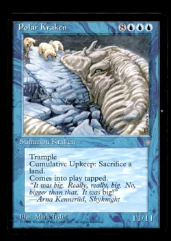 Polar Kraken LP Light Play Ice Age MTG [6796] - Image 1