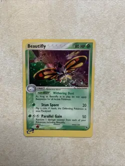 Pokemon TCG - Beautifly 2/109 - EX Ruby & Sapphire - Holo Rare - Swirl - Image 2