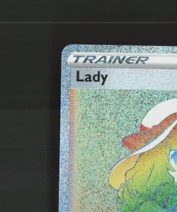 Lady 208/196 Lost Origin Full Art Rainbow Secret Rare Holo Pokemon Card NM - Image 3