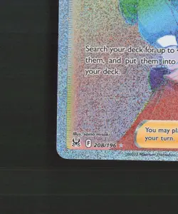 Lady 208/196 Lost Origin Full Art Rainbow Secret Rare Holo Pokemon Card NM - Image 5
