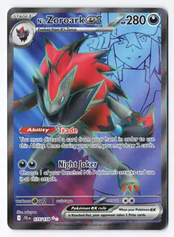 N's Zoroark ex - 175/159 - SV09: Journey Together Pokemon Ultra Rare Holo NM - Image 1