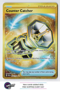 Counter Catcher 264/182 - SV04: Paradox Rift Hyper Rare Gold Foil NM - Image 1