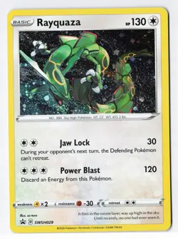 Rayquaza - SWSH029 - SWSH: Sword & Shield Promo Pokemon Holo NM - Image 1