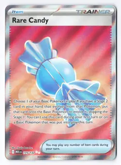 Rare Candy 175/132 - ME01: Mega Evolution Pokemon Full Art Holo NM - Image 1