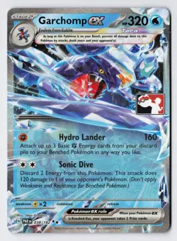 Garchomp ex 038/182 - Prize Pack Series 7 Pokemon COSMOS Holo NM - Image 1