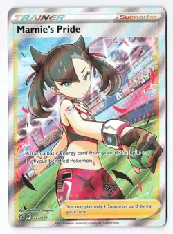 Marnie's Pride (Full Art) 171/172 - SWSH09: Brilliant Stars Ultra Rare Holo NM - Image 1
