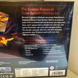 Pokemon TCG Team Rocket's Moltres EX Ultra-Premium Collection Box Upc Sealed - Image 5