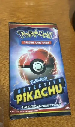 POKEMON TCG DETECTIVE PIKACHU SEALED BOOSTER PACK BRAND NEW - Image 1