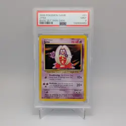 Jynx 31/102 Base Set UK 4th Print 1999-2000 PSA 9 MINT FRESH CERT Pokemon WOTC - Image 1
