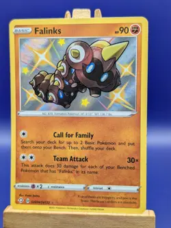 Falinks SV074/SV122 Baby Shiny Vault Shining Fates Holo Ultra Rare Pokemon NM - Image 2