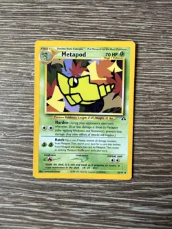 Metapod 42/75 Neo Discovery Unlimited Uncommon Pokemon LP (2) - Image 1