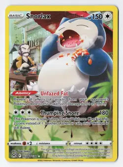 Snorlax TG10/TG30 - Pokemon Lost Origin Trainer Gallery Full Art Rare Holo NM - Image 1