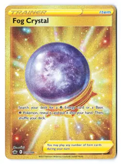 Fog Crystal 227/198 - Pokemon Chilling Reign Secret Gold Full Art Rare Holo NM - Image 1