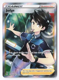 Judge TG25/TG30 - Pokemon Silver Tempest Trainer Gallery Full Art Holo Foil NM - Image 1
