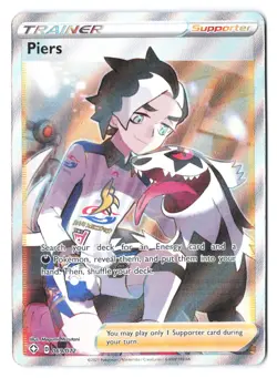 Piers (Full Art) 069/072 - Pokemon TCG Shining Fates Ultra Rare Trainer Holo NM - Image 1