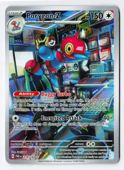 Porygon-Z 214/182 - Pokemon Paradox Rift Illustration Rare IR Full Art Holo NM - Image 1
