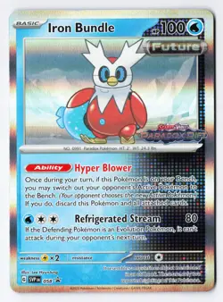 Iron Bundle 058 - Pokemon Scarlet & Violet Paradox Rift Promo STAMPED Holo NM - Image 1