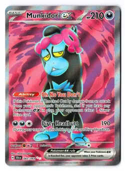 Munkidori ex 083/064 - Pokemon SV: Shrouded Fable Ultra Rare Full Art Holo NM - Image 1