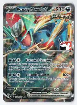 Roaring Moon ex 124/182 - Pokemon Prize Pack Series Stamp Paradox Rift Holo NM - Image 1