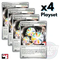 Reversal Energy 192/193 - Pokemon TCG Prize Pack Series - x4 Playset non-holo NM - Image 1