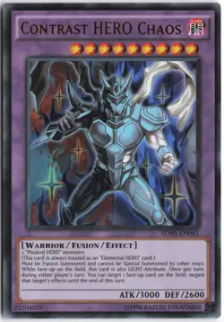 Yugioh - Contrast HERO Chaos SDHS-EN041 Unlimited - Structure Deck: HERO Strike - Image 1