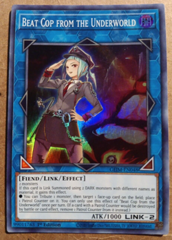 Yugioh - Beat Cop From The Underworld (Super Rare) (1st Edition) GEIM-EN048 - Image 1