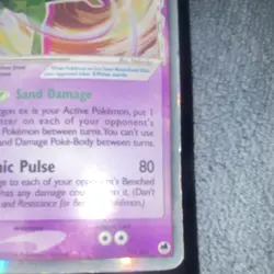 Pokemon Flygon ex 92/101 EX Dragon Frontiers Ultra Rare Holo Dragon 150 HP Card - Image 3