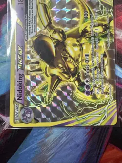 Pokemon TCG Nidoking Evolutions Holo Rare Card 46/108 Break - Image 4