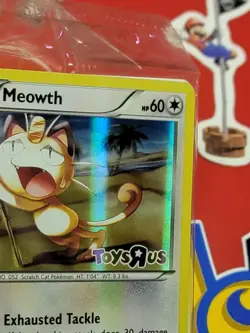 Meowth Pokemon Card Toys R Us Promo 2016 Nintendo Tru Nip Sealed - Image 3