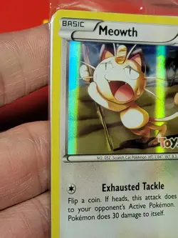 Meowth Pokemon Card Toys R Us Promo 2016 Nintendo Tru Nip Sealed - Image 4