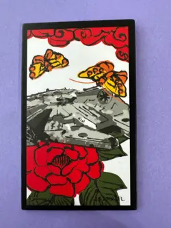 Beverly Millennium Falcon STAR WARS HANAFUDA TCG Card from Japan Imported - Image 3