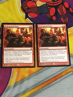 D1129 MAGIC GATHERING COMMANDER 2013 WIDESPREAD PANIC #131 2X HP-DMG R MTG - Image 1