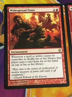D1129 MAGIC GATHERING COMMANDER 2013 WIDESPREAD PANIC #131 2X HP-DMG R MTG - Image 2