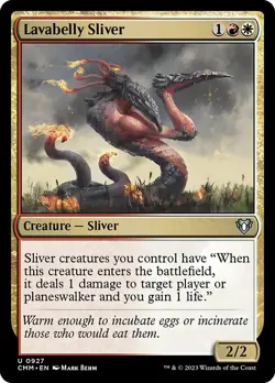 1x Lavabelly Sliver NM Eng MTG - Commander Masters - Image 1