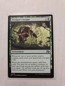 Dredger's Insight - Aetherdrift - LP - Uncommon - Enchantment - Image 1