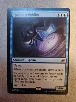 Quantum Riddler / Edge of Eternities / MTG / Misprint / Miscut - Image 1