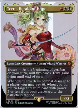 Terra, Herald of Hope (Borderless) M FOIL FINAL FANTASY 204 NM - Image 1