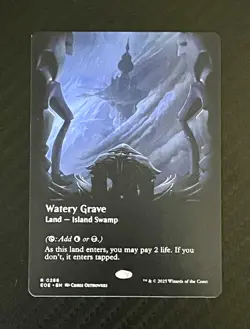 Watery Grave 286 MTG Edge of Eternities Borderless Rare Near Mint R NM - Image 1