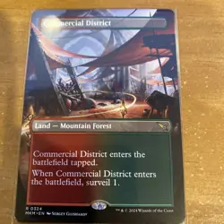 MTG Commercial District (Borderless) - Murders at Karlov Manor R 324 Normal NM/M - Image 1