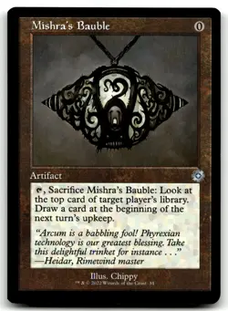 MTG Mishra's Bauble U The Brothers' War: Retro Frame Artifacts 34 LP - Image 1
